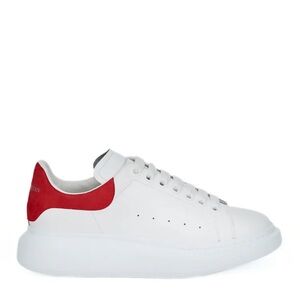 Alexander McQueen White and Red Sneakers